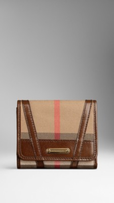 Bridle House Check Folding Wallet