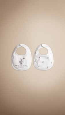 Burberry Baby Knight Bib Set