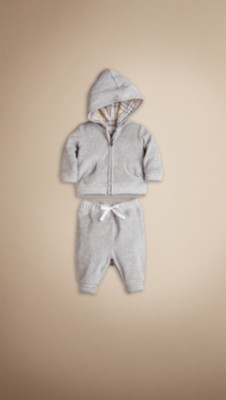 Velour Hooded Top and Trouser Set