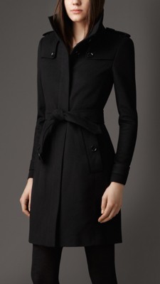 Virgin Wool Fitted Coat