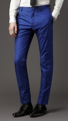 Modern Fit Parachute Cotton Trousers