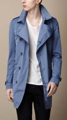 Mid-Length Technical Taffeta Trench Coat
