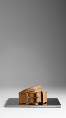 Raw Edge Leather Belt