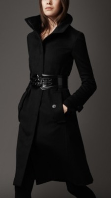 Long Cashmere Blend Coat