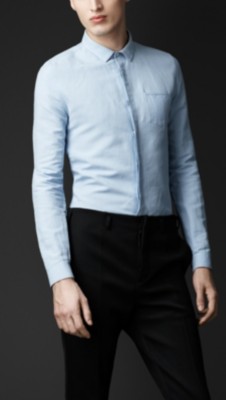 Linen Cotton Skinny Fit Shirt
