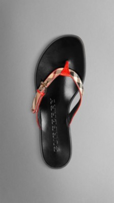 Haymarket Check Flip Flops