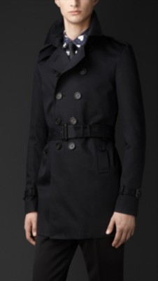 Cotton Sateen Trench Coat