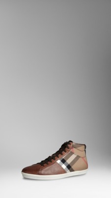 Check High-Top Trainers