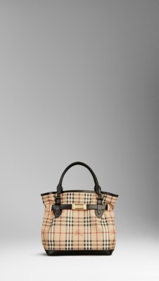 Medium Haymarket Check Tote Bag