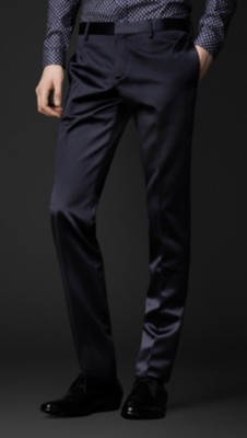Skinny Fit Dress Trousers