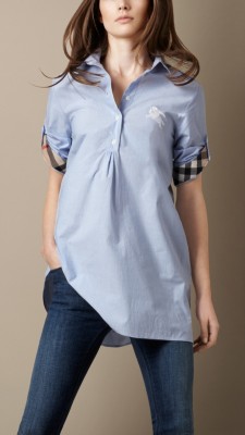 Check Cuff Tunic