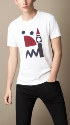 Abstract London Graphic Cotton T-Shirt