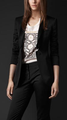 Disconnected Lapel Wool Jacket