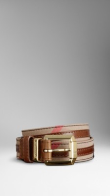 Bridle House Check Belt