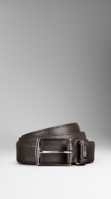 Lizard Leather Belt