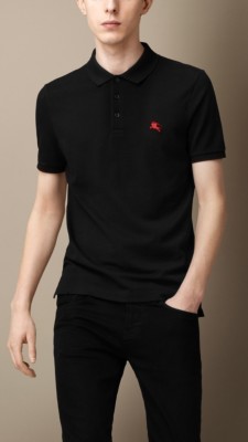 Cotton Jersey Double Dyed Polo Shirt