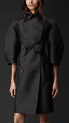 Double Duchess Tailored Trench Coat
