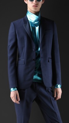 Chaqueta de esmoquin con solapa de satén