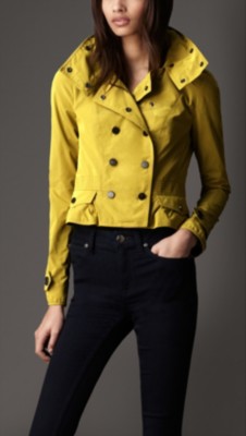 Cropped Peplum Jacket