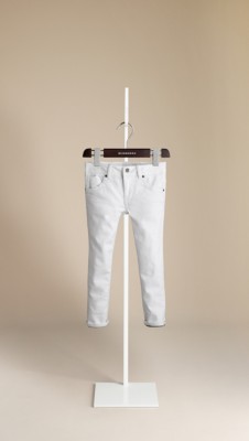 Kensington White Slim Fit Jeans