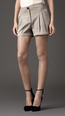 Tailored Turn-Up Shorts