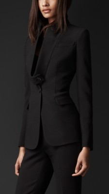 Disconnected Lapel Tailored Jacket