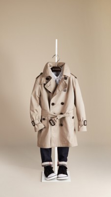 Cotton Twill Trench Coat