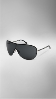 Check Detail Visor Sunglasses