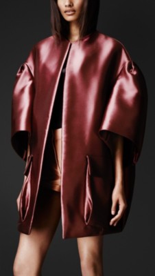 Double Duchess Satin Opera Coat