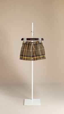 Check Swim Shorts