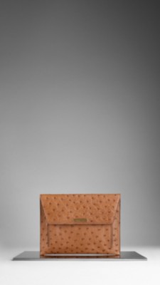 Ostrich Leather Digital Case