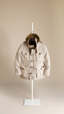 Reversible Cotton Poplin Field Jacket