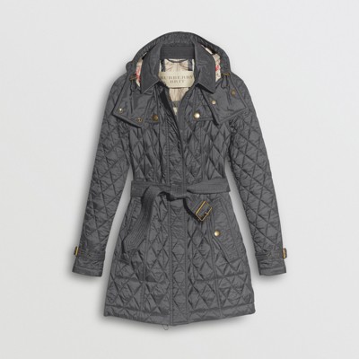burberry diamond quilted coat