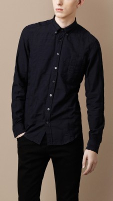 Check Jacquard Shirt