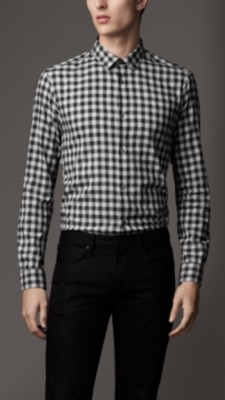Slim Fit Gingham Shirt