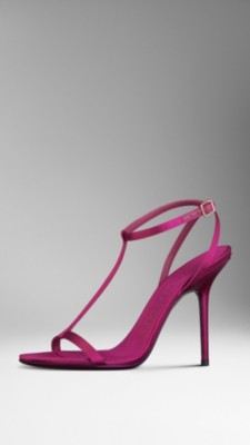 Satin Strappy Sandals