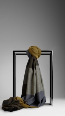 Striped Cashmere Scarf