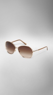 Metal Round Frame Sunglasses