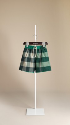 Check Swim Shorts