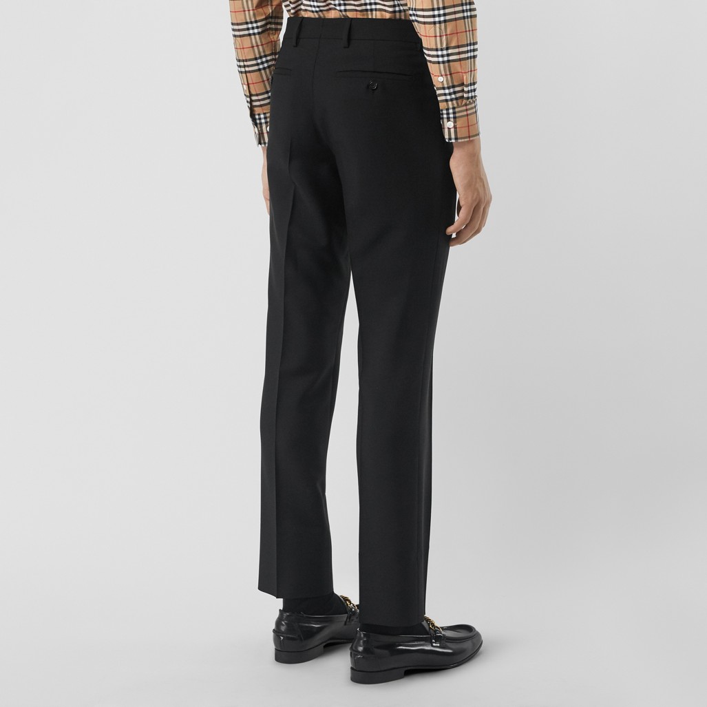 classic fit wool mohair tailored trousers image21