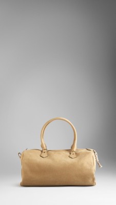 Nubuck Leather Holdall