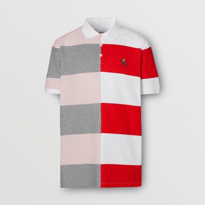 red white blue polo shirt