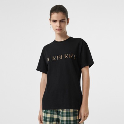 black burberry shirt women's