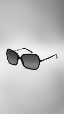 Square Frame Acetate Sunglasses