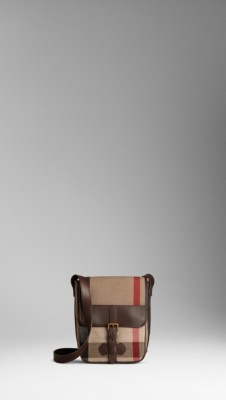 Check Crossbody Bag