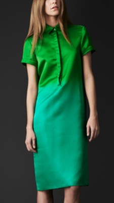 Silk Satin Dégradé Tunic