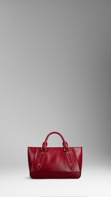 Small Patent London Leather Tote Bag