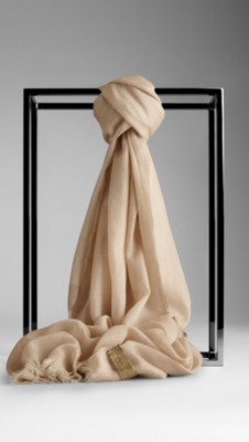 Ombre Stripe Cashmere Scarf