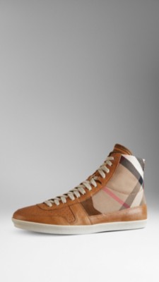 House Check High-Top Trainers