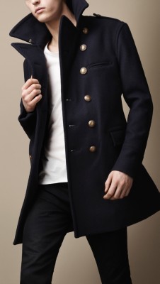 Naval Wool Coat